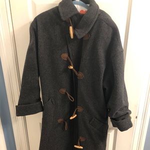 Talbots long wool jacket in gray size 16